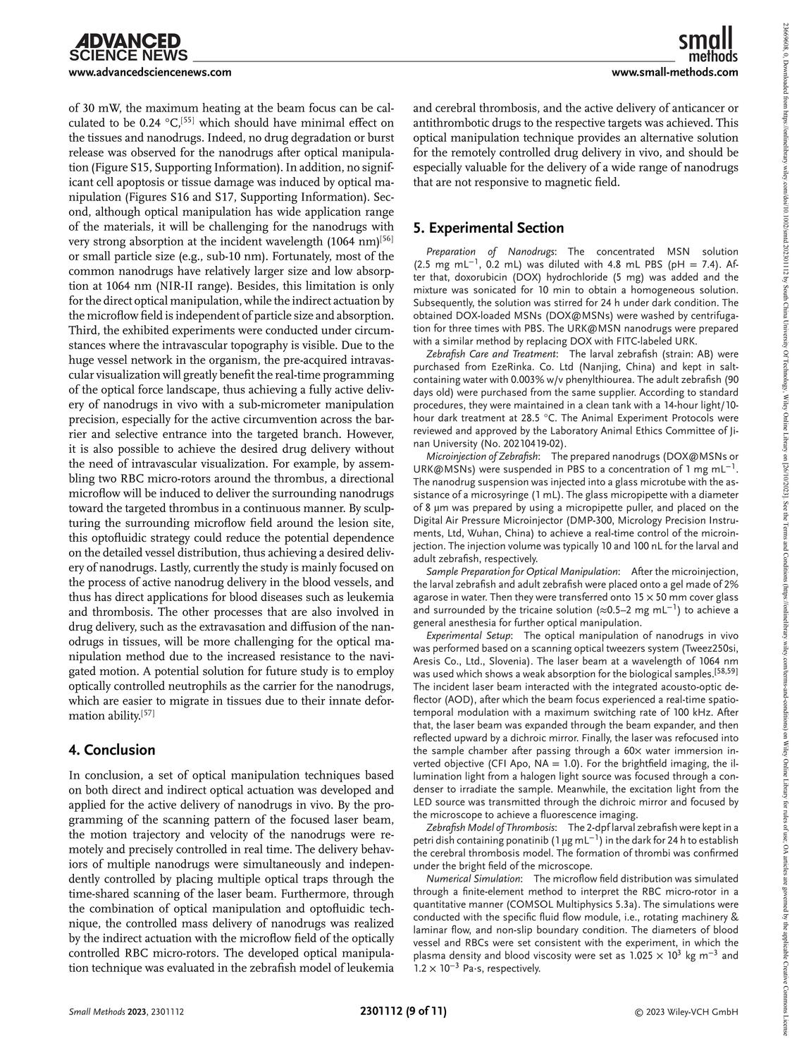 Small Methods - 2023 - Liu - Fully Active Delivery of Nanodrugs In Vivo via Remote Optical Manip.jpg